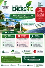 IFMG Arcos oferece cursos gratuitos na área de eficiência energética e energias renováveis