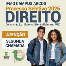 Segunda Chamada | Processo Seletivo Direito 2026