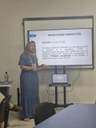 Rosalva durante apresentação