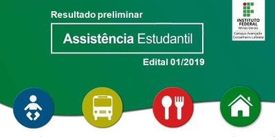 RESULTADO PRELIMINAR DO EDITAL 01/2019