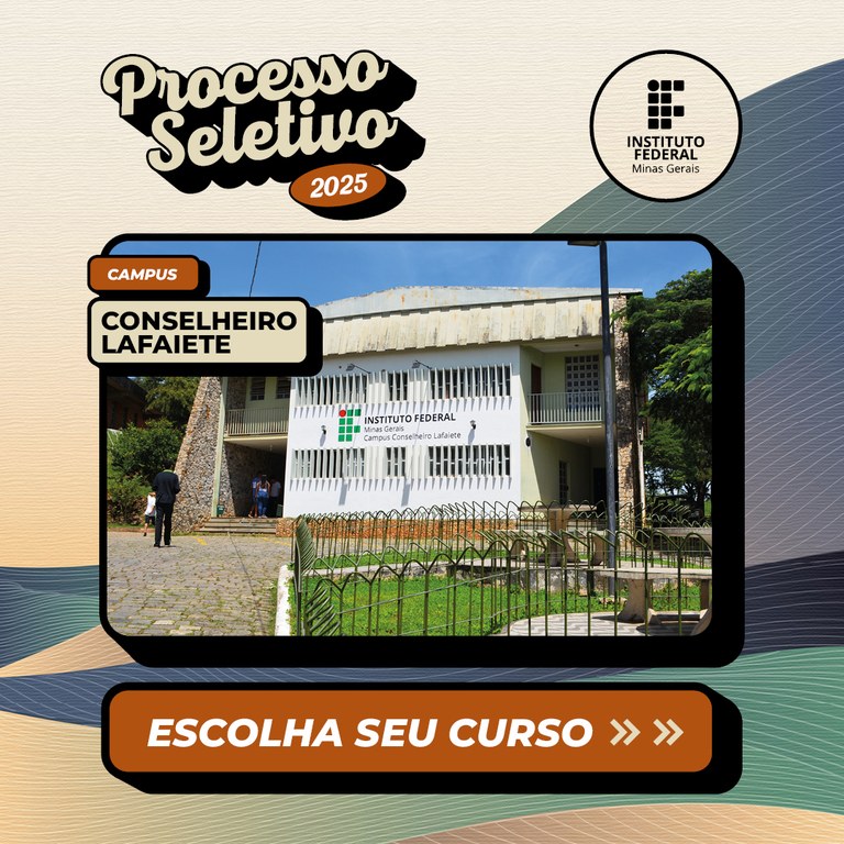 Inscrições abertas - Processo Seletivo IFMG 2025