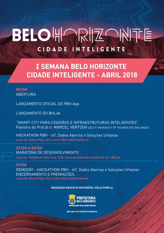 I SEMANA BELO HORIZONTE CIDADE INTELIGENTE - ABRIL 2018-2