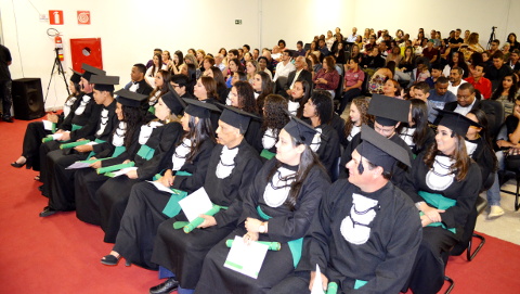 Cerimônia dos cursos Gestão Ambiental e Segurança do Trabalho.JPG