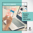 #6 - Bloqueie as redes sociais durante o expediente: O smartphone e as redes sociais podem ser vilãs no gerenciamento do tempo e, consequentemente, impactar na produtividade enquanto estamos no trabalho remoto. É possível configurar no telefone o recurso ‘repouso’ ou ‘não perturbe’, além de gerenciar quais notificações irão chegar durante o expediente.