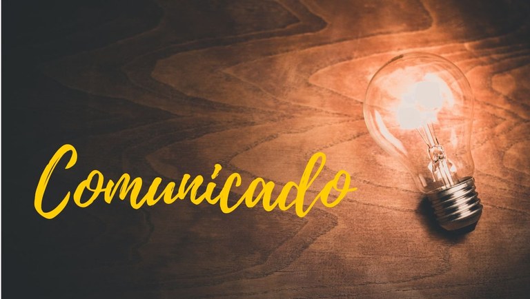 Comunicado Interrupção energia elétrica 06/06/2019
