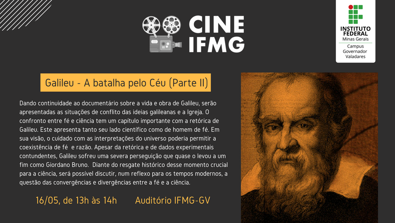 Cine IFMG - 16/08/18 Cine IFMG - 16/08/18