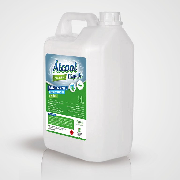 Doação de álcool 70% à rede pública de saúde