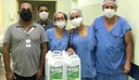 Entrega álcool 70% à Maternidade do Hospital Municipal de GV