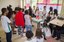 Alunos durante apresentação na Feira de Ciências 2019