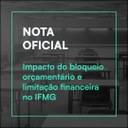 Nota oficial_IFMG_bloqueio orçamentário