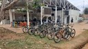 Bicicletário antigo; equipamento será remanejado para o ginásio