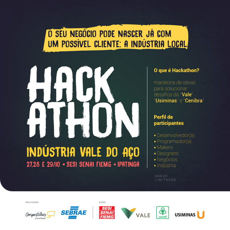 Hackathon no Vale do Aço