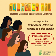 Processo Seletivo de Alunas para o Curso Instaladora Eletricista Predial de Baixa Tensão do Programa Mulheres Mil