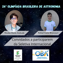 Convidados a participarem da Seletiva Internacional da OBA