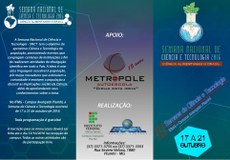 Programação Semana de Ciência e Tecnologia - Frente