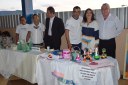 Prefeito de Piumhi com a secretária de Educação e representantes da APAE