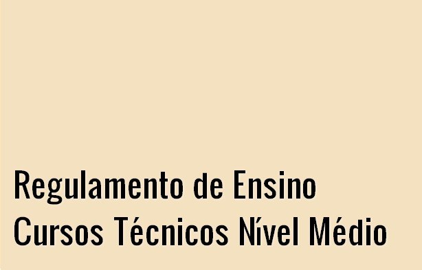  Ícone Regulamento Curso Técnico