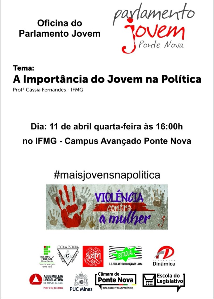 Divulgação Palestra Parlamento Jovem