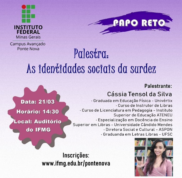 Identidades sociais surdez - palestra