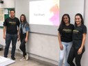 Estudantes: Bethânia Monique de Castro,  Karina Rosa Amora,  Márcia Silva e  Matheus Saraiva e Jean Rodrigues