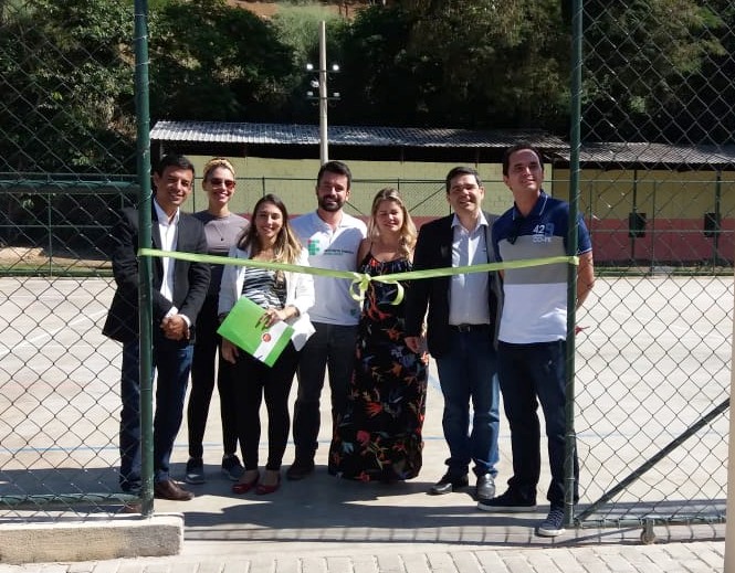 Inauguração da Quadra Poliesportiva