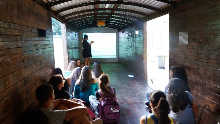 Visita dos estudantes do Coopvest