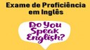 Proficiência em Inglês