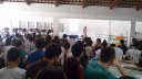 Roda de conversa com os estudantes do campus.