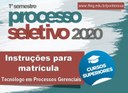 Instruções matrícula