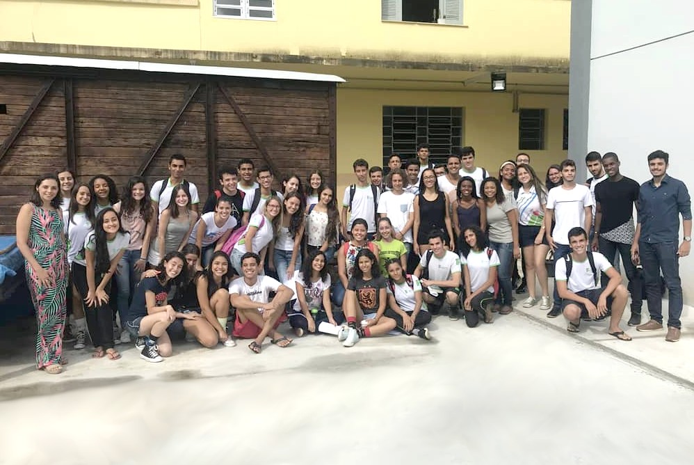 Estudantes na Roda de Conversa