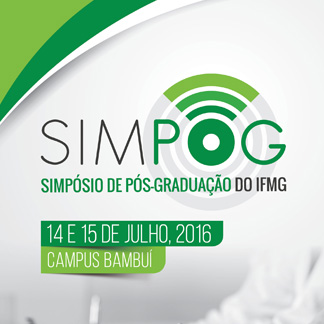 Simpog - Simpósio de Pós Graduação do IFMG