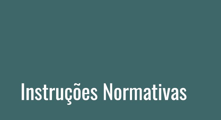 Instruções Normativas