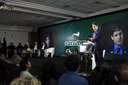 Reitor di IFF, Jefferson Manhães, em seu discurso na abertura da Reditec