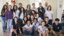 Alunos receberam medalhas e certificados com a presença de professores