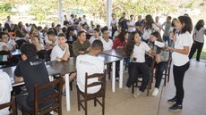 Alunos receberam medalhas e certificados com a presença de professores