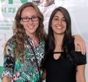 Ana Paula e Ana Cristina, organizadoras da Feira de Profissões