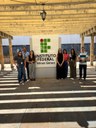 Equipes do IFMG e da empresa contratada para construção do bloco didático