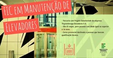 Curso FIC em Manutenção de Elevadores está com vagas abertas