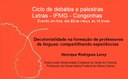 Sessão do Ciclo de Debates recebe professor da UFMG