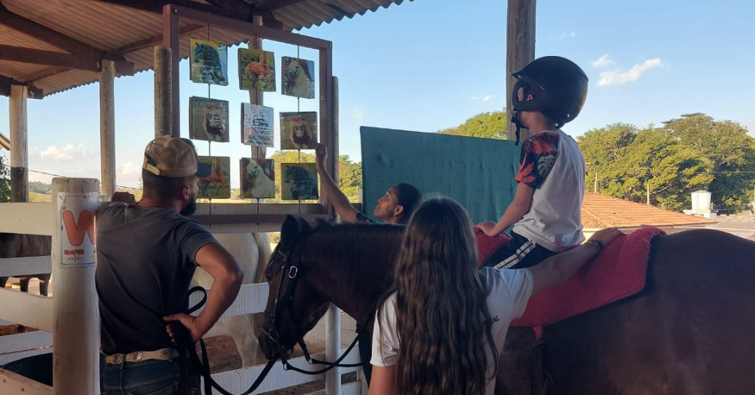 Atendimentos de Equoterapia para a comunidade