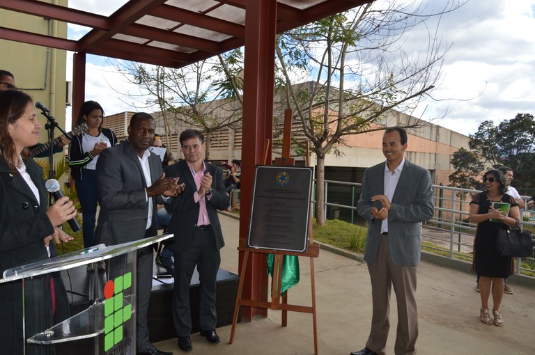 Inauguração da cantina em Congonhas