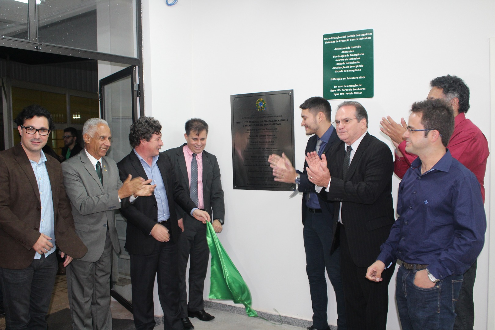 Inauguração novo bloco didático em Ouro Branco