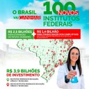 100 novas de Institutos Federais