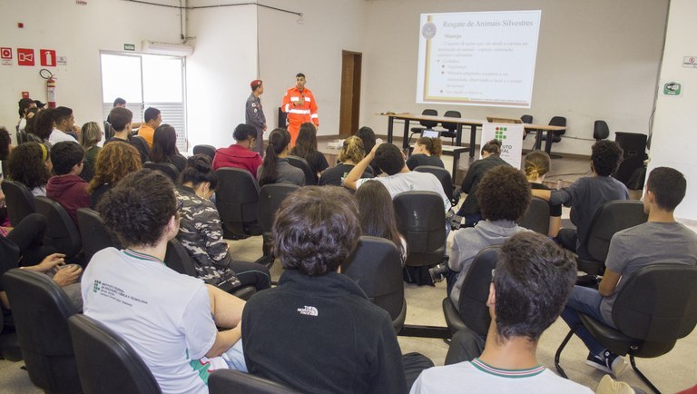 Palestra resgate de animais - Corpo de Bombeiros