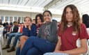 Jovens do município compareceram para conhecer a nova escola