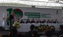 As seguintes autoridades compuseram a mesa: Oiti José de Paula (diretor do Campus Ibirité), Paulo Leão (diretor da Setec), Ione Pinheiro (deputada estadual), Reginaldo Lopes (deputado federal), Kléber Glória (reitor do IFMG), Rossieli Soares (ministro da Educação), William Parreira (prefeito municipal), Raquel Muniz (deputada federal), Paulo Telles (prefeito municipal em exercício), Leandro Damy (diretor do FNDE)