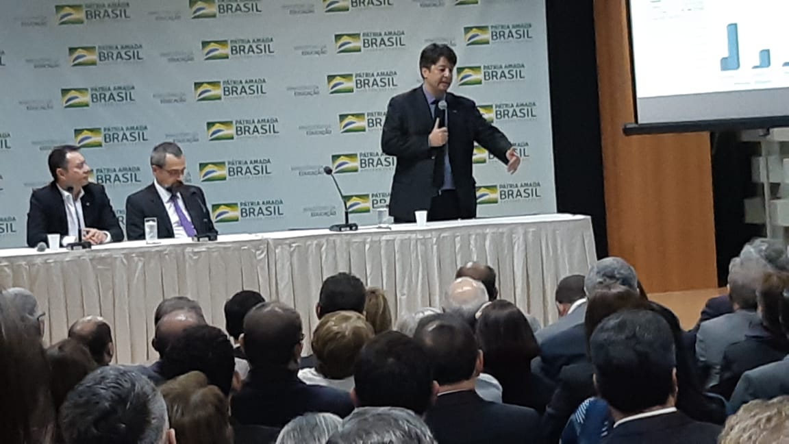 Reunião de reitores na sede do MEC