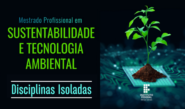 Mestrado em Sustentabilidade Ambiental - disciplinas isoladas