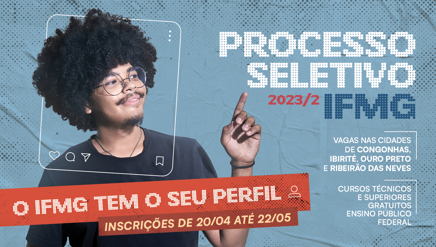 Inscrições até 22 de maio