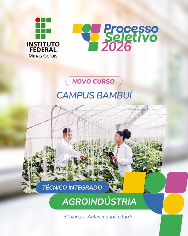 Novos cursos Processo Seletivo 2026